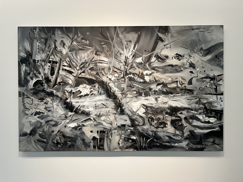 Cecily Brown's Nature Walk in Black and White, 2024