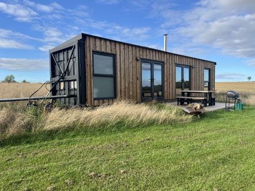 The Hambleton Hut's shipping container origins