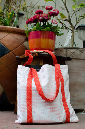 Notebook fabric tote