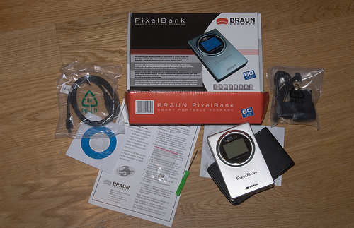 Braun PixelBank box contents
