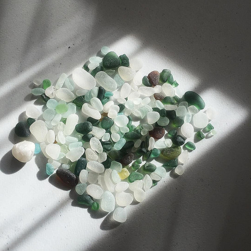 The sea glass I collected