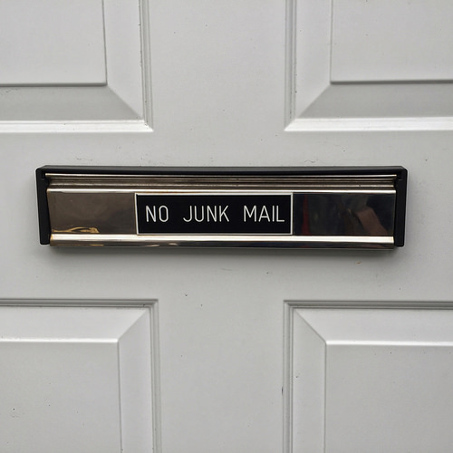 NO JUNK MAIL