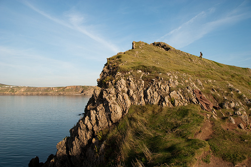 Richard and Skitters climb