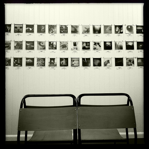 Chairs and hipstamatic prints (155/365)