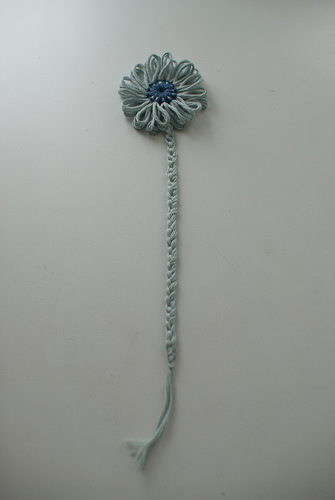 Flower loom bookmark