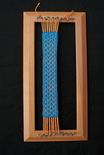 Weaving Project #12 on the loom