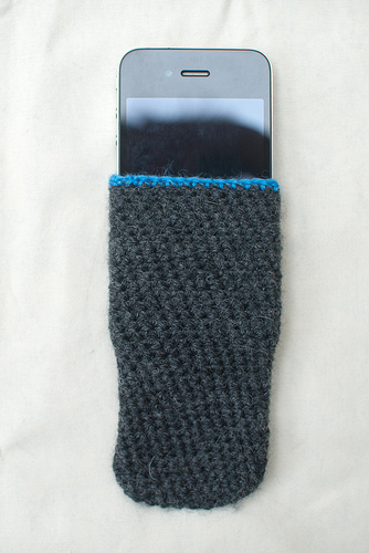 iPhone sock with iPhone