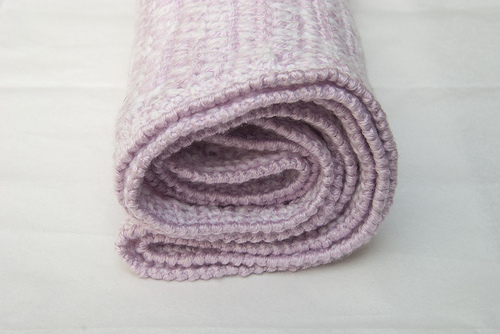 Baby blanket rolled