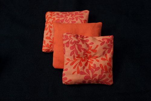 Orange lavender bags