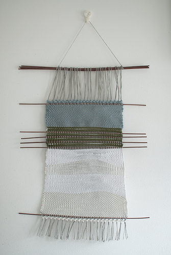 Finished Finnish inspired weaving