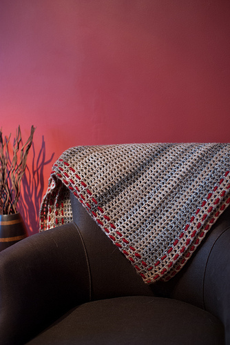 Sofa blanket, chair, wall