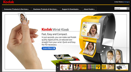 Kodak wrist kiosk